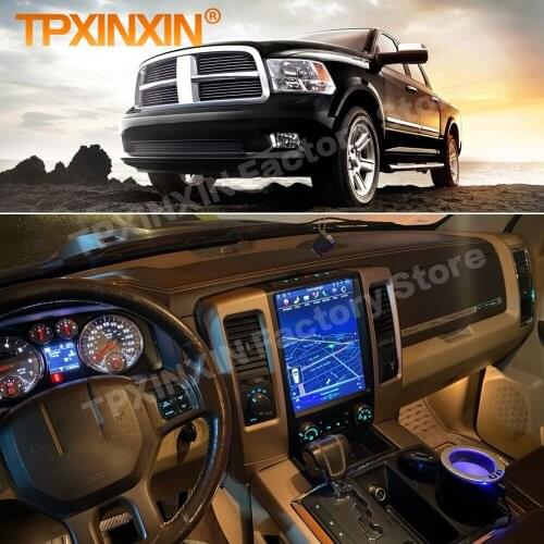 Android 9.0 Tesla Multimedia Stereo For Dodge RAM 1500 2500 2008 2009 2010 2011 2012 2013-2019 Navi Video Audio Radio Head Unit