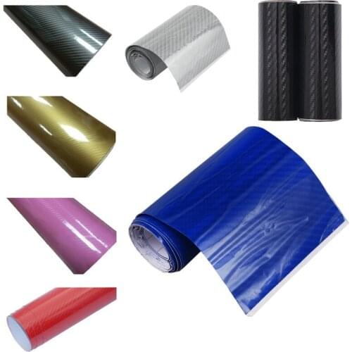 Car Styling 10cm x 152cm Super Quality High Glossy 5D Carbon Fiber Car Wrapping Vinyl Film Motorcycle Car Stickers Accessories r