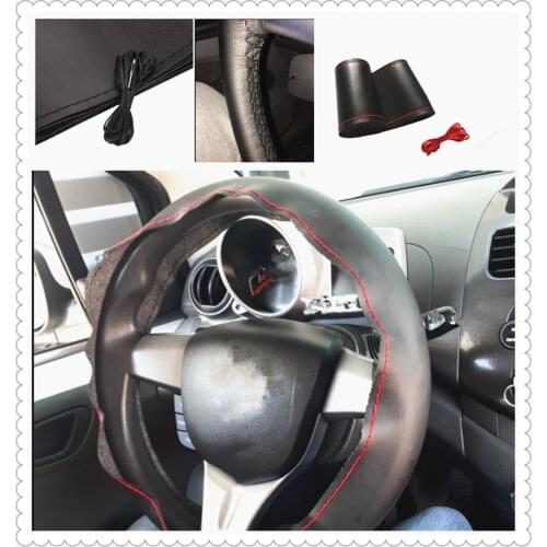 Auto parts steering wheel cover DIY38 cm fiber hand sewing for Mercedes Benz Generation GLE63 GLE450 C450 C350 A45