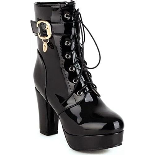 Big Size Simple boots boots women shoes ankle boots for women ladies boots shoes woman winter