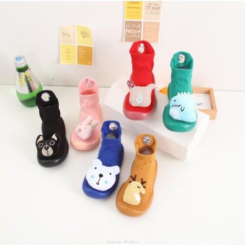 Children Anti-slip Shoes Shoes Baby Girls Boys Toddler Non-slip Floor Socks First Walker Breathable Shoes for Newborns 0-4Years