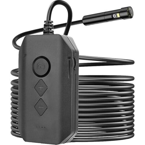 2MP 1080P 4x Zoom 7.9mm WIFI Dual Lens Endoscope Water-Proof IP66 CMOS Borescope Inspection Otoscope Digital Microscope