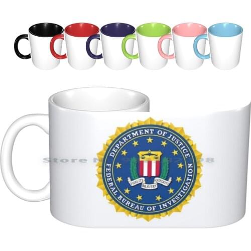 Fbi Ceramic Mugs Coffee Cups Milk Tea Mug Fedaral Justice Police Love Fashion Beautiful Happy Security Fbi Fbi Fb I Agent Apj