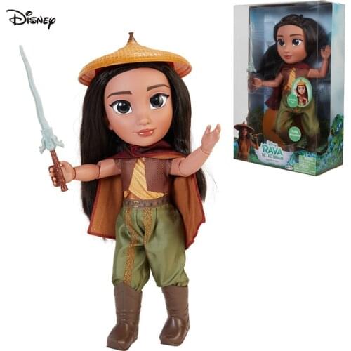 Disney Raya and The Last Dragon Raya Princess Sword Doll Action Figure Model Decoration Childrens Toy Birthday Gift