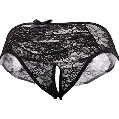 Womens Hot Open Crotch Crotchless 2020 Hot Sex Lace Thong Sexy Panties Massaging Underwear Lingerie S M L XL