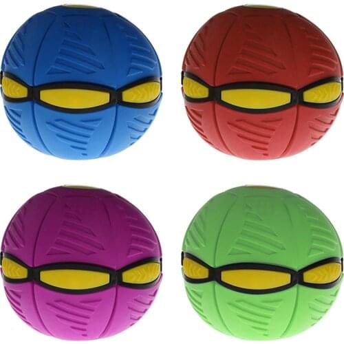 Magic UFO Ball Transfiguration Ball Magic Glow Vent Ball Outdoor Parent-Child Game Ball Childrens Toy Ball Adult Decompression