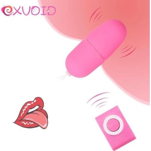 EXVOID G-Spot Massager Vibrators for Woman Orgasm Waterproof Adult Products Sex Toys for Women MP3 Egg Vibrator Remote Control