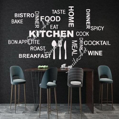 Cartoon Style kitchen Wall Stickers Decorative Sticker Home Decor For Kids Rooms Decoration Decal Creative Stickers