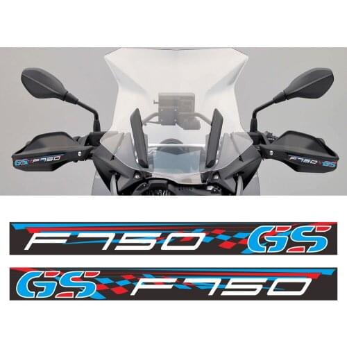 For BMW F750GS F750 GS Motorcycle Sticker Wind Deflector Shield Hand Guard Grip Handle Guards Handguard Moto F750GS Film Decal