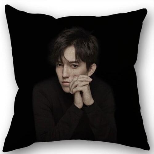 New Dimash Pillowcase Wedding Decorative Cotton Linen Pillow Case For Home Pillow Cover 45X45(One Sides)