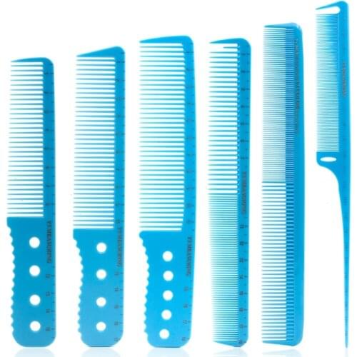 1 Pcs Barber Comb High Quality Measuring Comb PP Material Professional Salon Hairdressing Cutting Comb Hairdresser Hair Comb