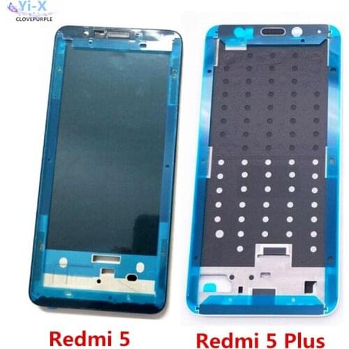 Middle frame For Xiaomi Redmi 5 / Redmi 5 plus LCD Supporting Frame Front frame Bezel Housing Replacement Parts For Redmi 5 5P