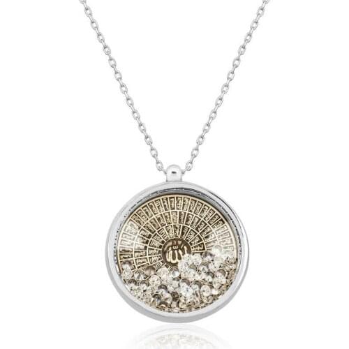 Tevuli 925 Sterling Silver Esmaül Hüsna Lady Necklace