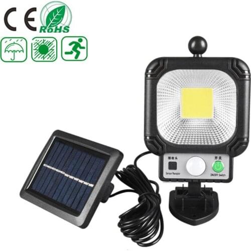 3Models LED Solar Light Outdoor Solar Wall Lamp PIR Motion Sensor Led Lights IP65 Emergency Street Light For Garden Path Yard