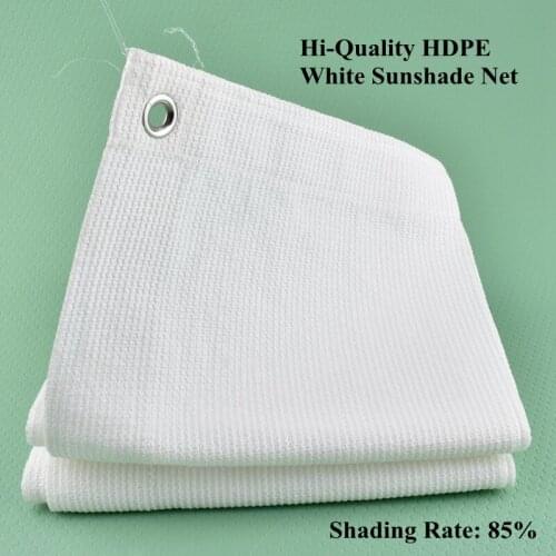 Hi-quality White HDPE Anti-UV Sun Shading Net Garden Succulent Plant Sunshade Net Outdoor Awning Swimming Pool Cover Shade Cloth