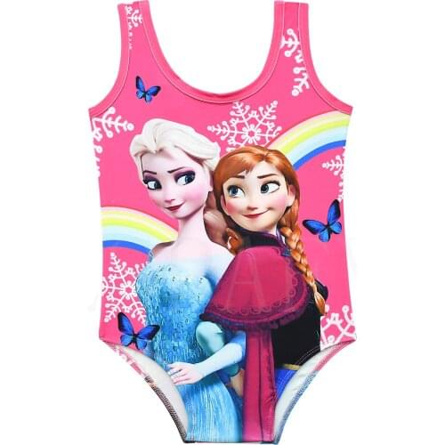 Frozen Elsa Toddler Kids Baby Girl Bikini One-piece Swimwear Swimsuit Beachwear Swimsuits Kids Baby Girl Swimwears Bathing Suit