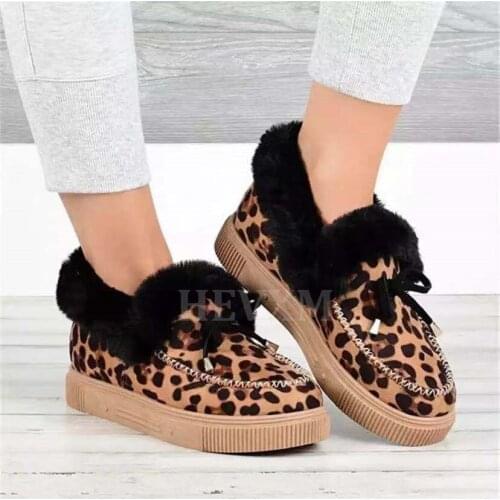 Plus Size 35-43 New Fashion Women Snow Boots Comfortable Winter Warm Casual Platform Suede Punk Shoes Woman 2021