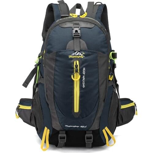 40L Outdoor Sports Bag Waterproof Climbing Backpack Rucksack Travel Backpack Camping Hiking Backpack Women Trekking Bag For Men
