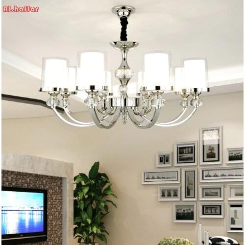 AL.HaffaR Chrome Chandeliers