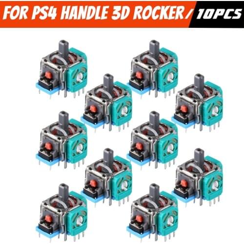 10pcs Durable Game Handle Joystick Replacement Accessories Games Controller Analog Stick For PS4 Dualshock 4 Xbox One