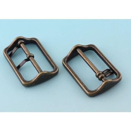 Antique Bronze Adjuster Buckles 38mm Release Belt Buckle with prong Tri Bar Buckles Strap Buckles Slider Fastener