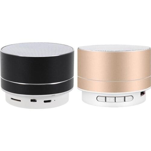 2 PCS Wireless Speaker Rechargeable Mini Bass Speaker Travel LED Audio Speaker