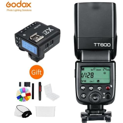 Godox TT600 2.4G Wireless Camera Flash Support off-machine HSS + X1T Transmitter Trigger For Canon Nikon Fujifilm Sony Olympus