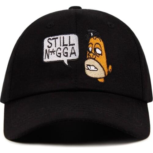 100% Cotton STILL N*GGA Dad Hat Burlesque Strapback Police Dog Donkey Baseball Cap No Structure Adjustable Men Women