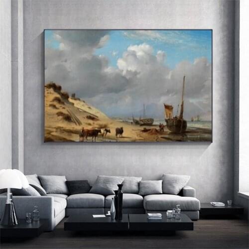 British Joseph Mallord William Turner Boat Home Decoration Art Living Room Picture Poster Poster Printed Canvas Canvas Painting