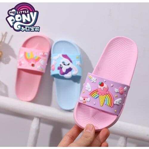 Kids Shoes for Girl My Little Pony Girls Slippers Cute Beach Shoes Kids House Slippers Baby Girl House Shoes