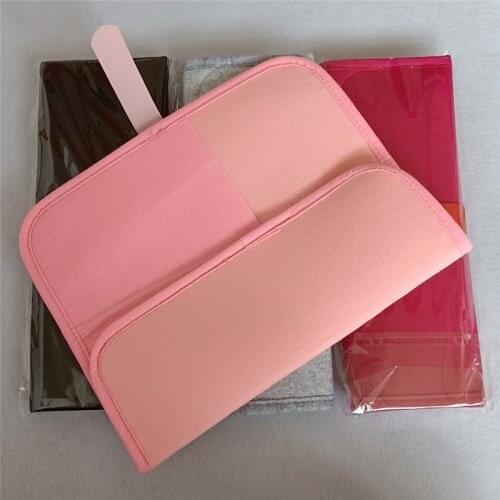 Woman Travel Hair Straightener Storage Bag Grey/ Rose Red Color Heat-Resistant Pad Portable Heat Resistant Bag Storage Bag
