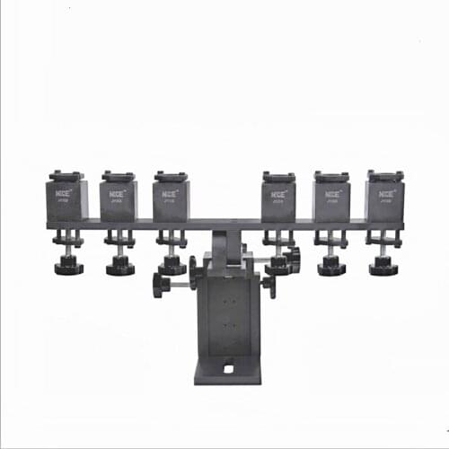 N06 Common Rail Injector Stand Frame Clamp Tool With Diesel Collectors For Common Rail Test Bench For BOSCH DENSO DELPHI
