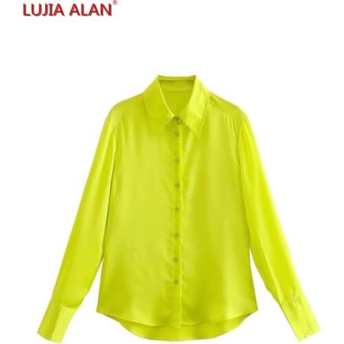 LUJIA ALAN Yellow Blouses China