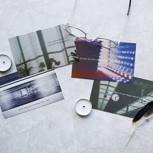 30pcs love in the time theme card multi-use as Scrapbooking party invitation DIY Decoration gift card message card postcard