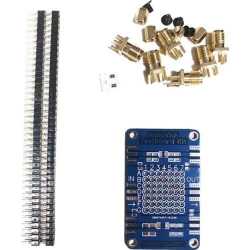 J0PE NanoVNA Testboard Kit Vector Analyzer Web Test Board VNA RF Demo Set Measurement DIP SMT Device Tool Parts