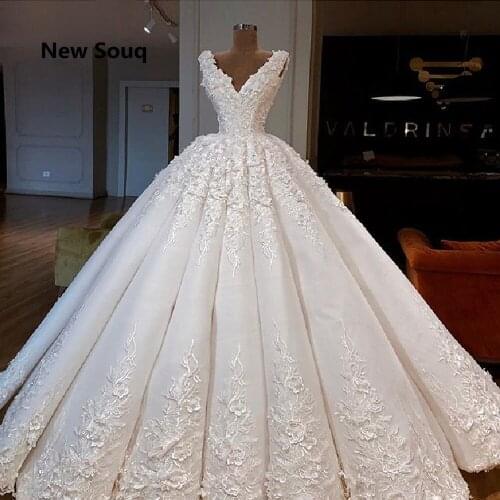 New souq Sleeveless Wedding Dresses