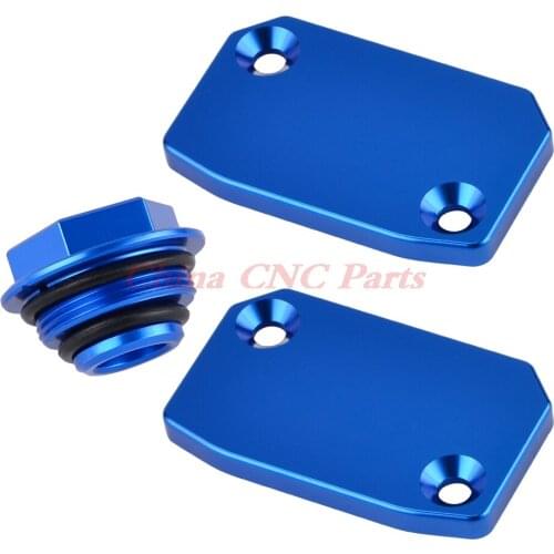 NICECNC Front Brake Clutch & Rear Brake Reservoir Cover Cap For Husqvarna FC250 FC350 FC450 2014 2015 TE250 TE300 2014 2015 2016