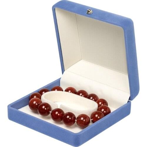 New Fashion 2020 Bump Velvet Packaging Luxury Gold Buttons Jewellery Organizer For Gentle Female