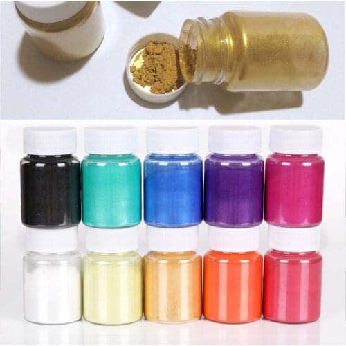 15g Edible Cake Decoration Powder Glitter Gold Silver Powder Mousse Macaron Chocolate Pastry Pearl Powder Baking Accessories