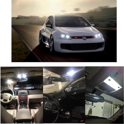 Interior Led lights For 2007 Volkswagen VW Beetle Eos Golf City GTI Jetta Passat Rabbit Touareg