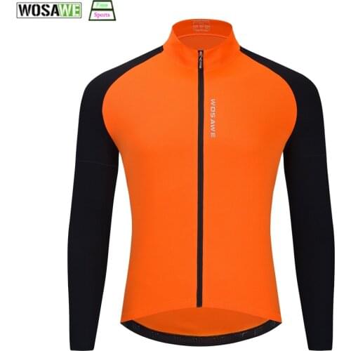 WOSAWE Summer Team Cycling Jersey Bicycle Long Sleeve Cycling Clothing MTB Mountain Bike Wear Clothes Maillot Sport clothes