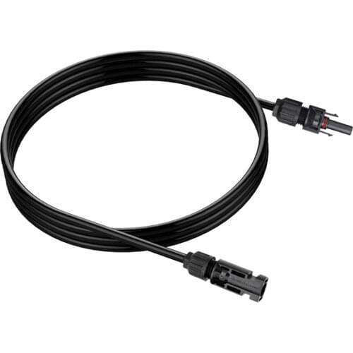 2.5mm 14 AWG 1 Pair Solar Panel Extension Cable Copper Wire Black and Red with for Connector Solar PV Cable