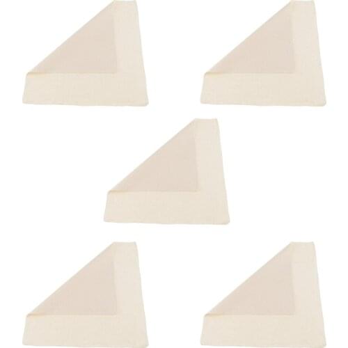 5pcs Cotton Monks Cloth Aida Cloth For Hooking Punch Handmade Craft 13x13