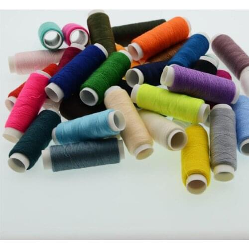 5pc High Tenacity Polyster Machine Embroidery Sewing Threads Hand Sewing Thread Craft Patch Sewing Supplies Durable 110Meter