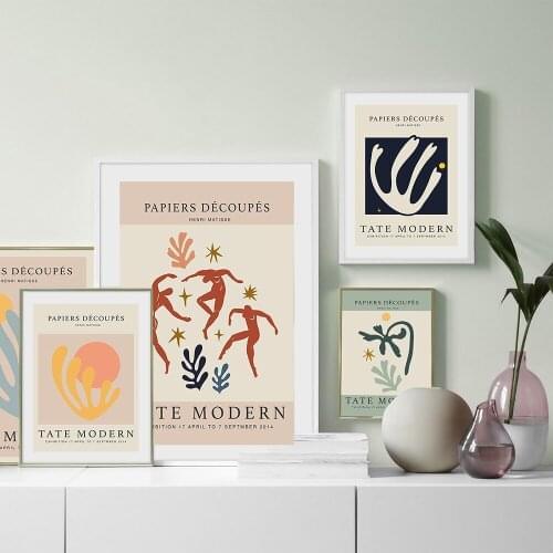 Abstract Dance Figure Minimalist Canvas Painting Henri Matisse Poster Prints Fauvism Painter for Living RoomWall Art Pictures