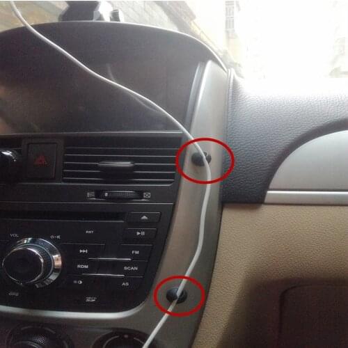 Car Data Cord Cable Mount Wires Fixing Clips For Nissan Qashqai J10 J11 X-Trail t31 t32 kicks Tiida Pathfinder Murano Note