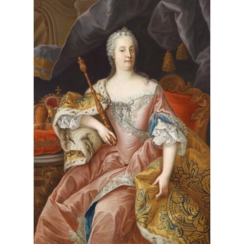 Free shipping classical court figure noble queen portrait oil painting canvas painting on canvas wall art decoration picture