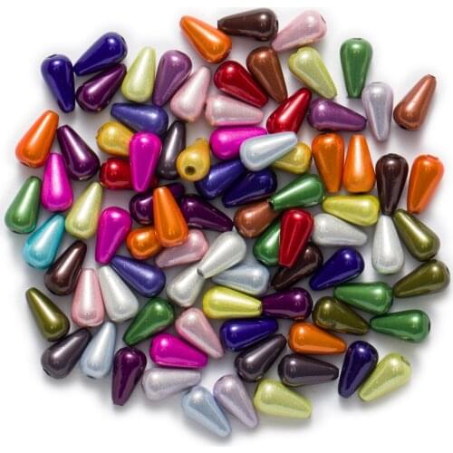 Random Mixed Miracle Acrylic Waterdrop Spacer Beads Findings Jewelry Making Women Children DIY Bracelet Necklace 10-23mm