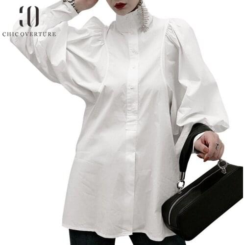 Женские рубашки с длинным рукавом Chic Overture China At AliExpress