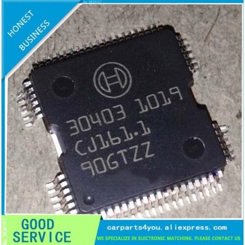1pcs/lot 30403 HQFP-64 For VW Volkswagen Audi A6 Peugeot 307 ME744 computer board car engine Fuel injection chip 30403